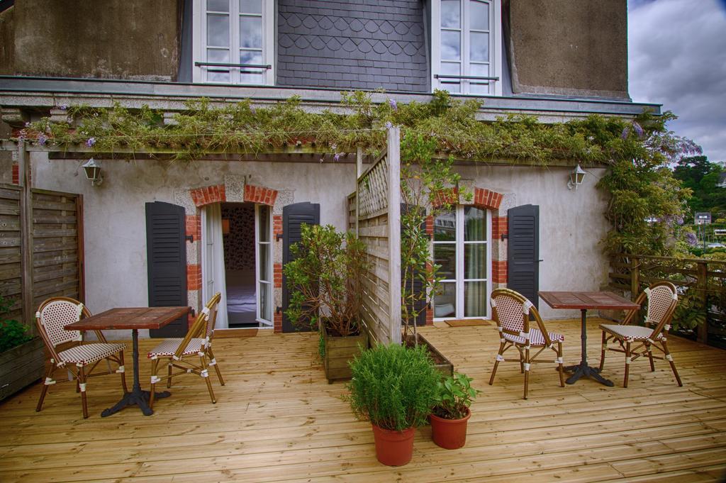 Hotel De Charme Les Mimosas Pont-Aven Cameră foto